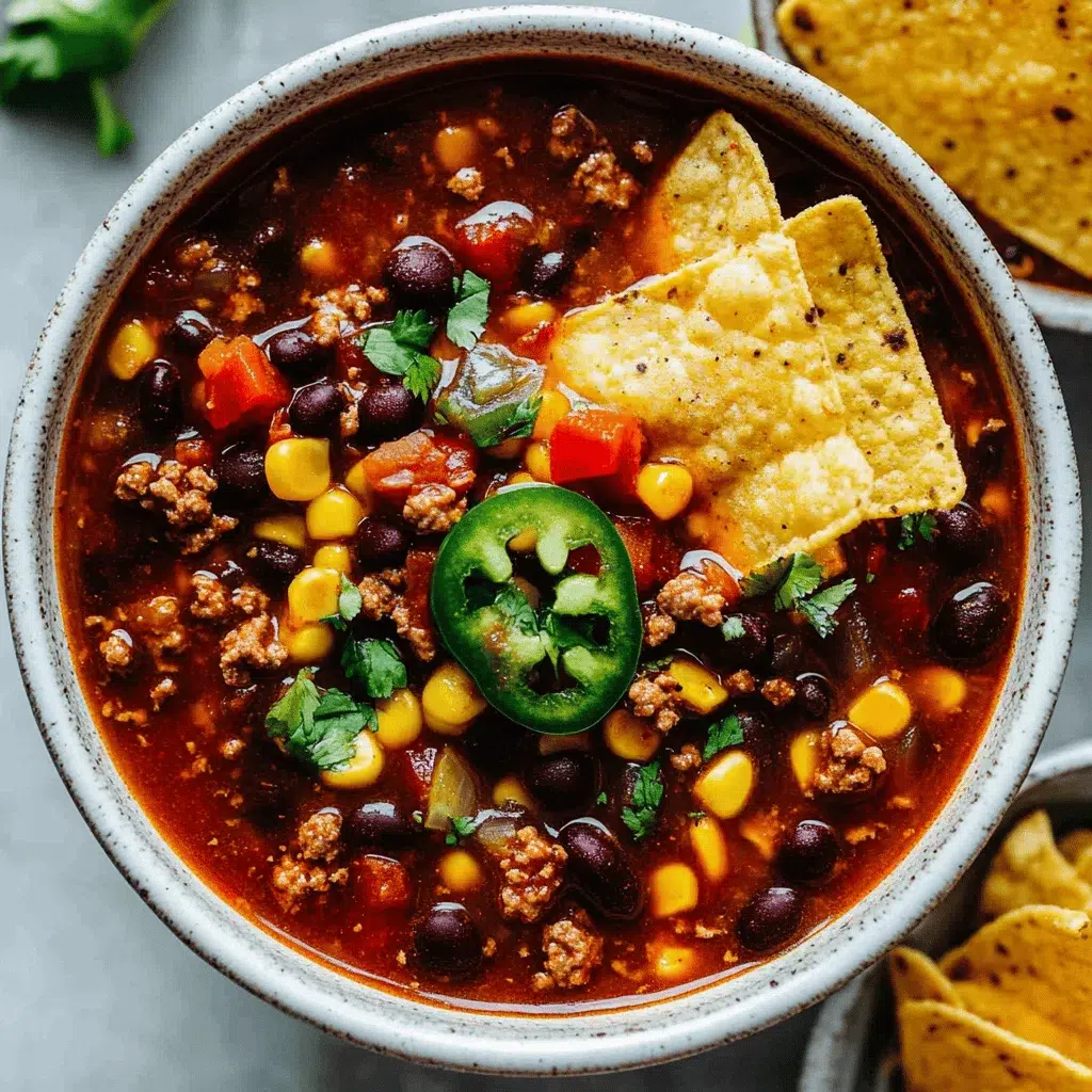 Crockpot Taco Soup