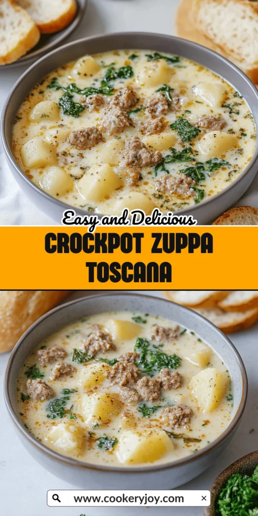 Crockpot Zuppa Toscana