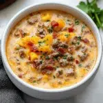 Easy Cheeseburger Soup
