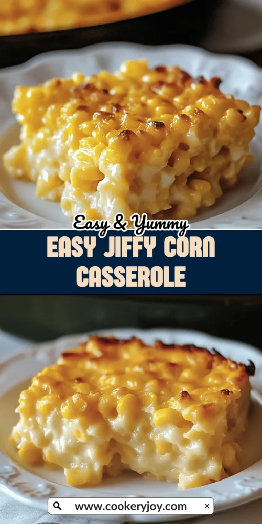 Easy Jiffy Corn Casserole