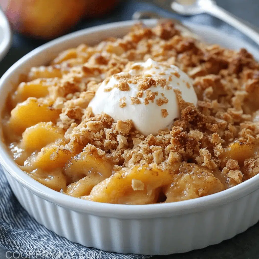 Easy Peach Crisp