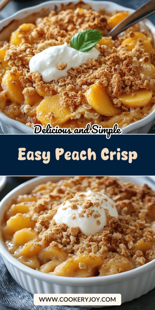 Easy Peach Crisp