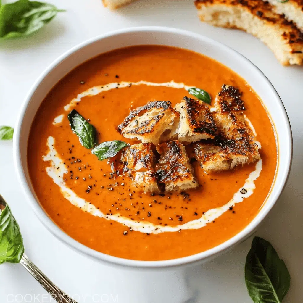Easy Roasted Tomato Soup
