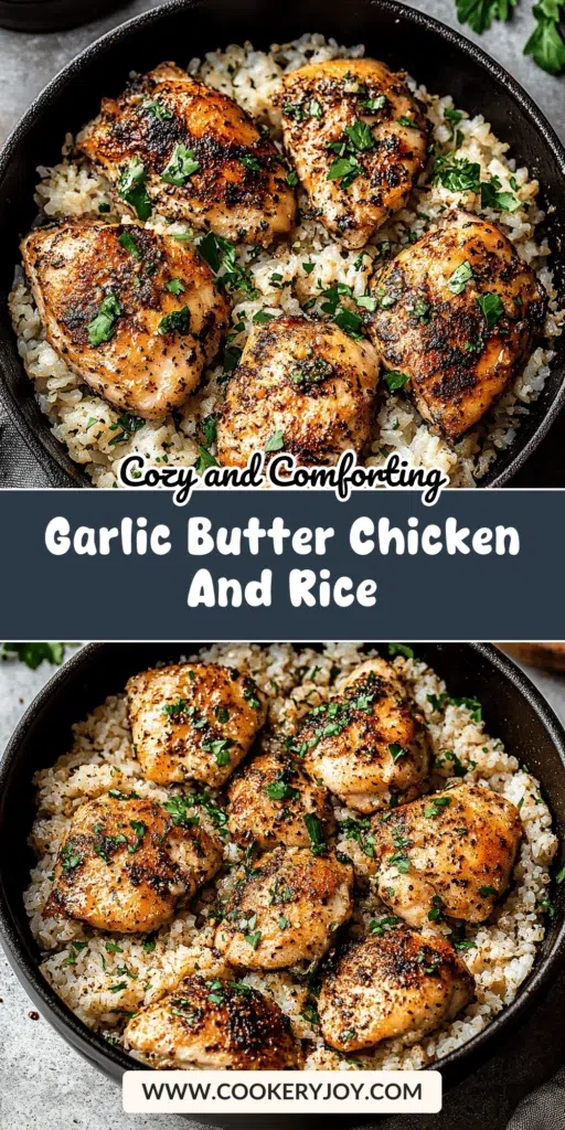 Garlic Butter Chicken and Rice