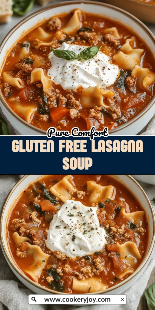 Gluten Free Lasagna Soup