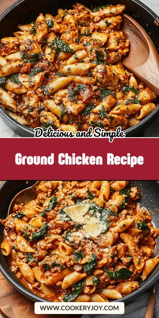 Ground Chicken Recipe