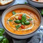 Homemade tomato soup