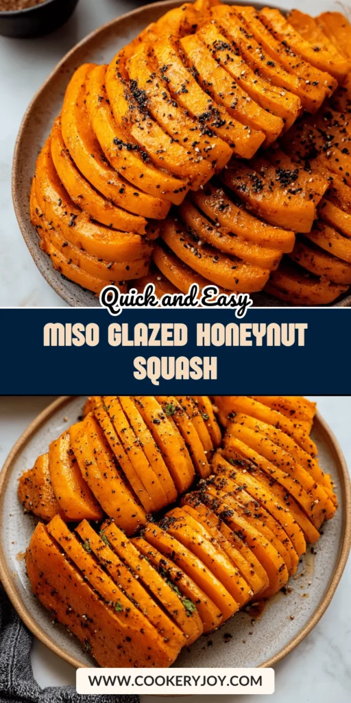 Miso Glazed Honeynut Squash