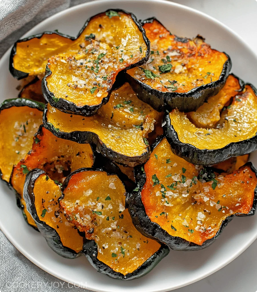 Parmesan Herb Roasted Acorn Squash