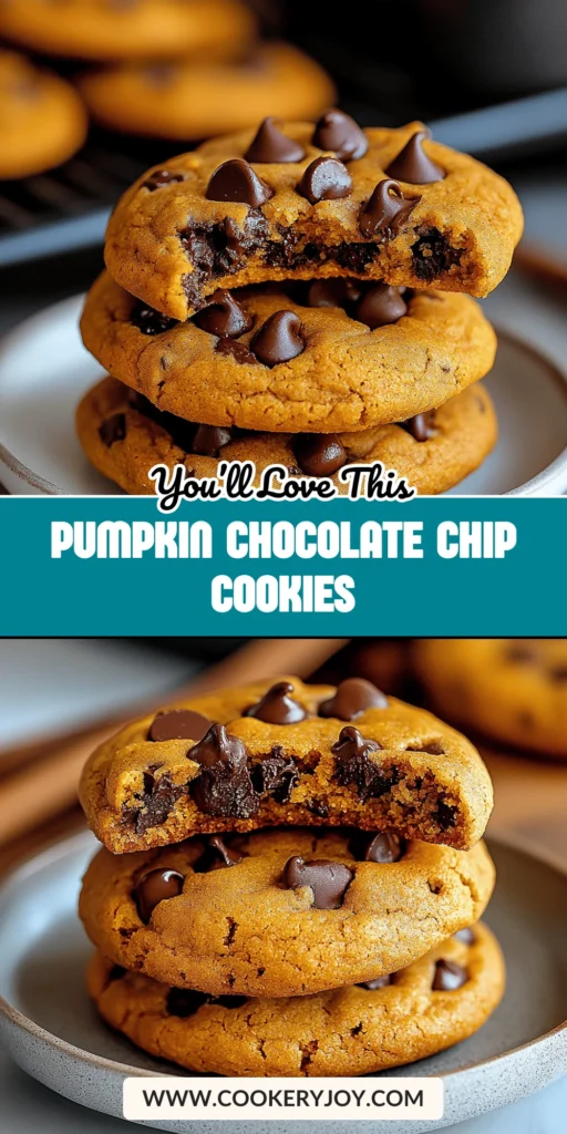 Pumpkin Chocolate Chip Cookies