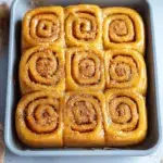 Pumpkin Cinnamon Rolls with Coffee Maple Frosting