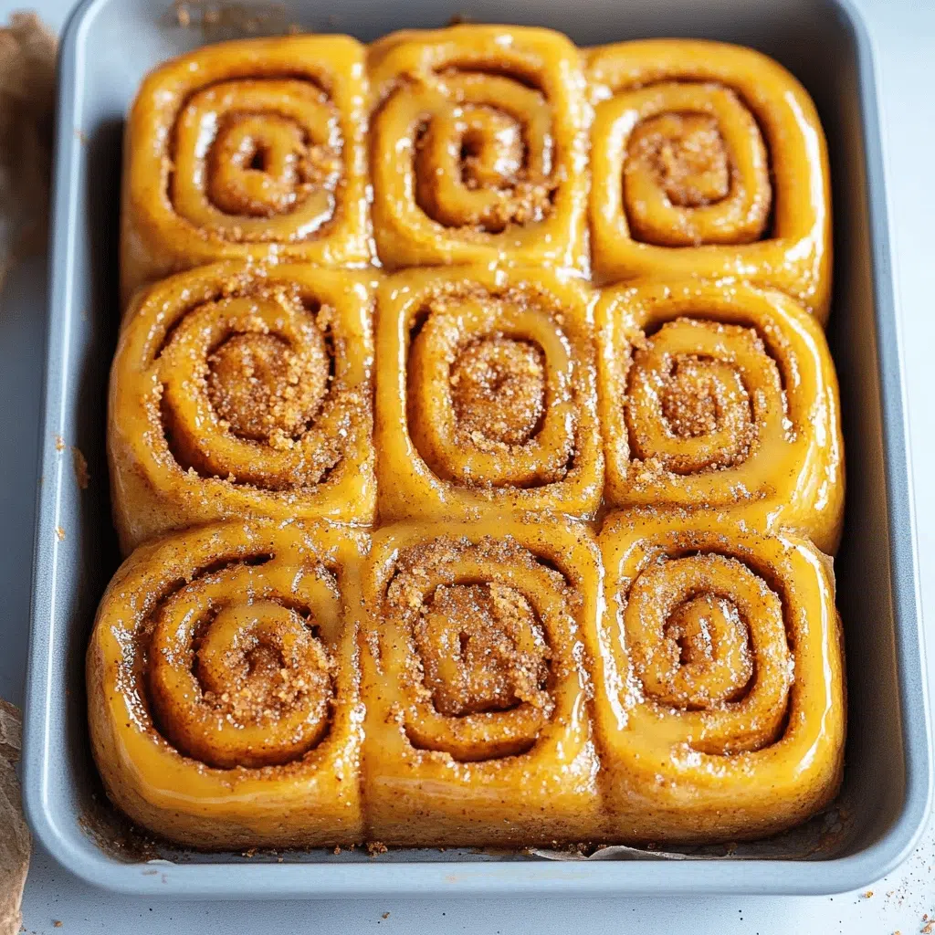 Pumpkin Cinnamon Rolls with Coffee Maple Frosting