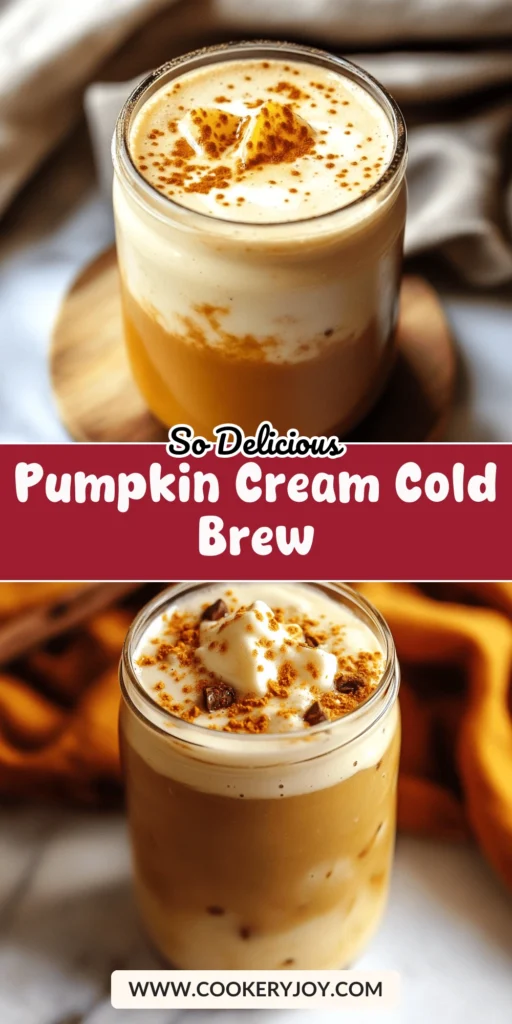 Pumpkin Cream Cold Brew