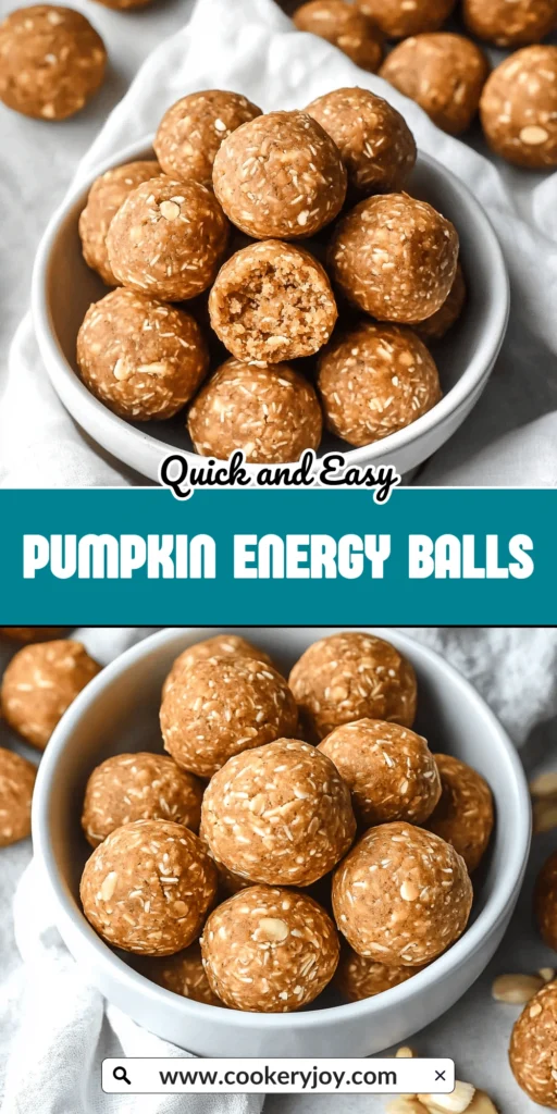 Pumpkin Energy Balls