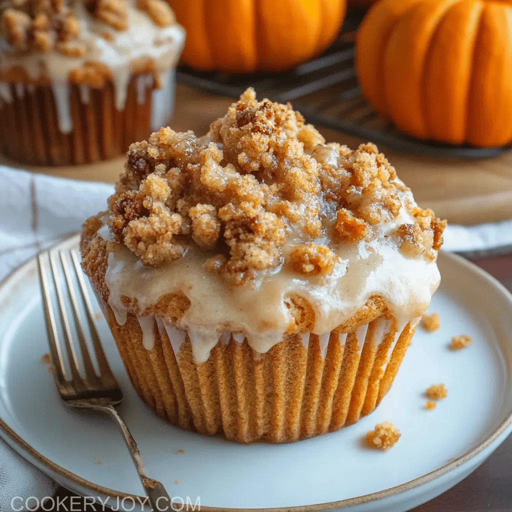 Pumpkin Streusel Muffins
