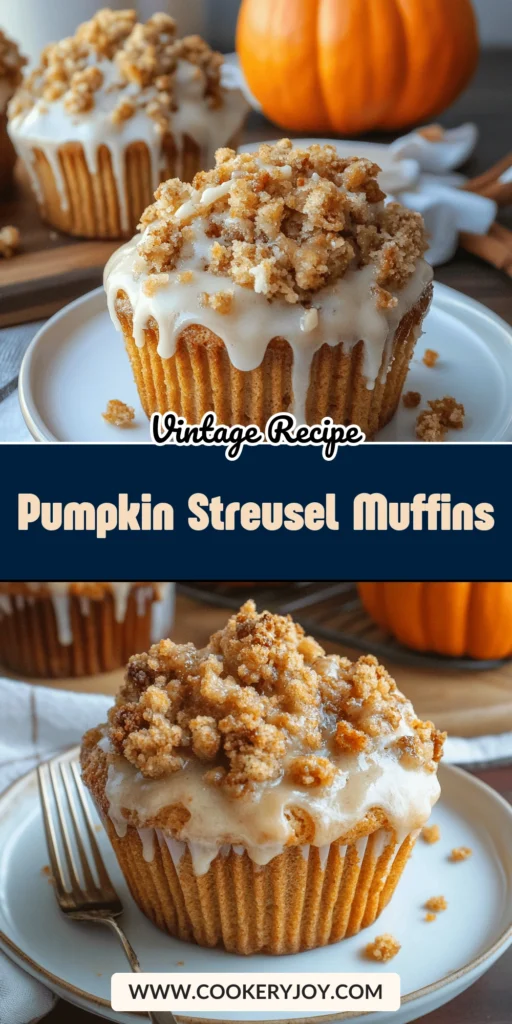 Pumpkin Streusel Muffins