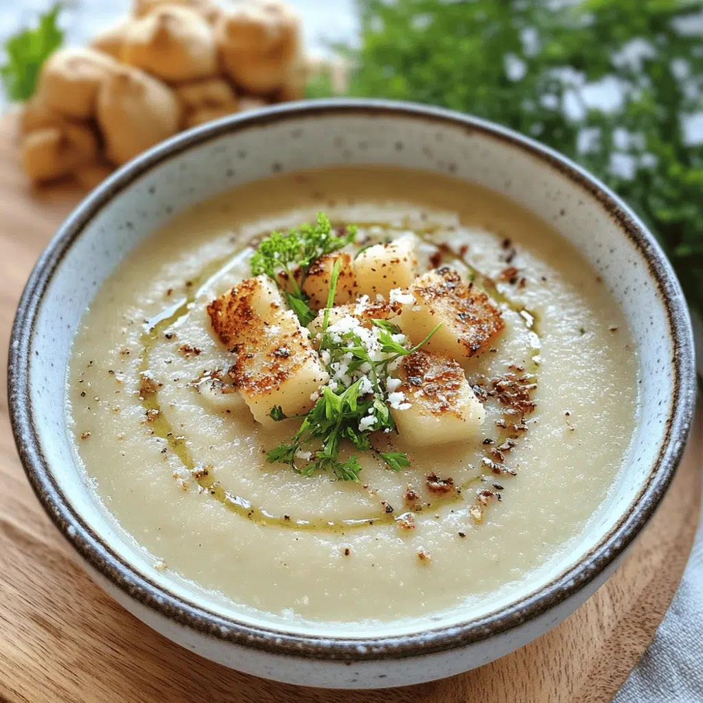 Roasted Garlic Potato Soup