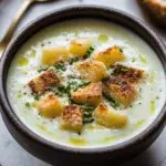 Roasted Garlic Potato Soup