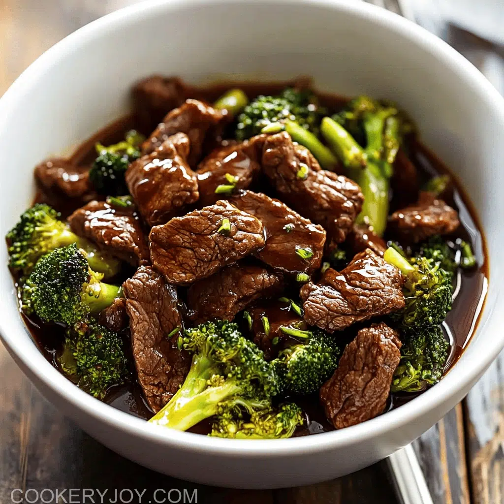 Slow Cooker Beef and Broccoli