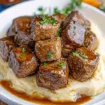 Slow Cooker Garlic Butter Beef Bites