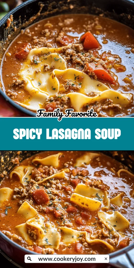 Spicy Lasagna Soup