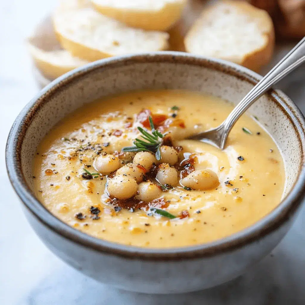 Vegan Garlic Chickpea Soup