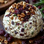 Cranberry Pecan Cream Cheese Ball