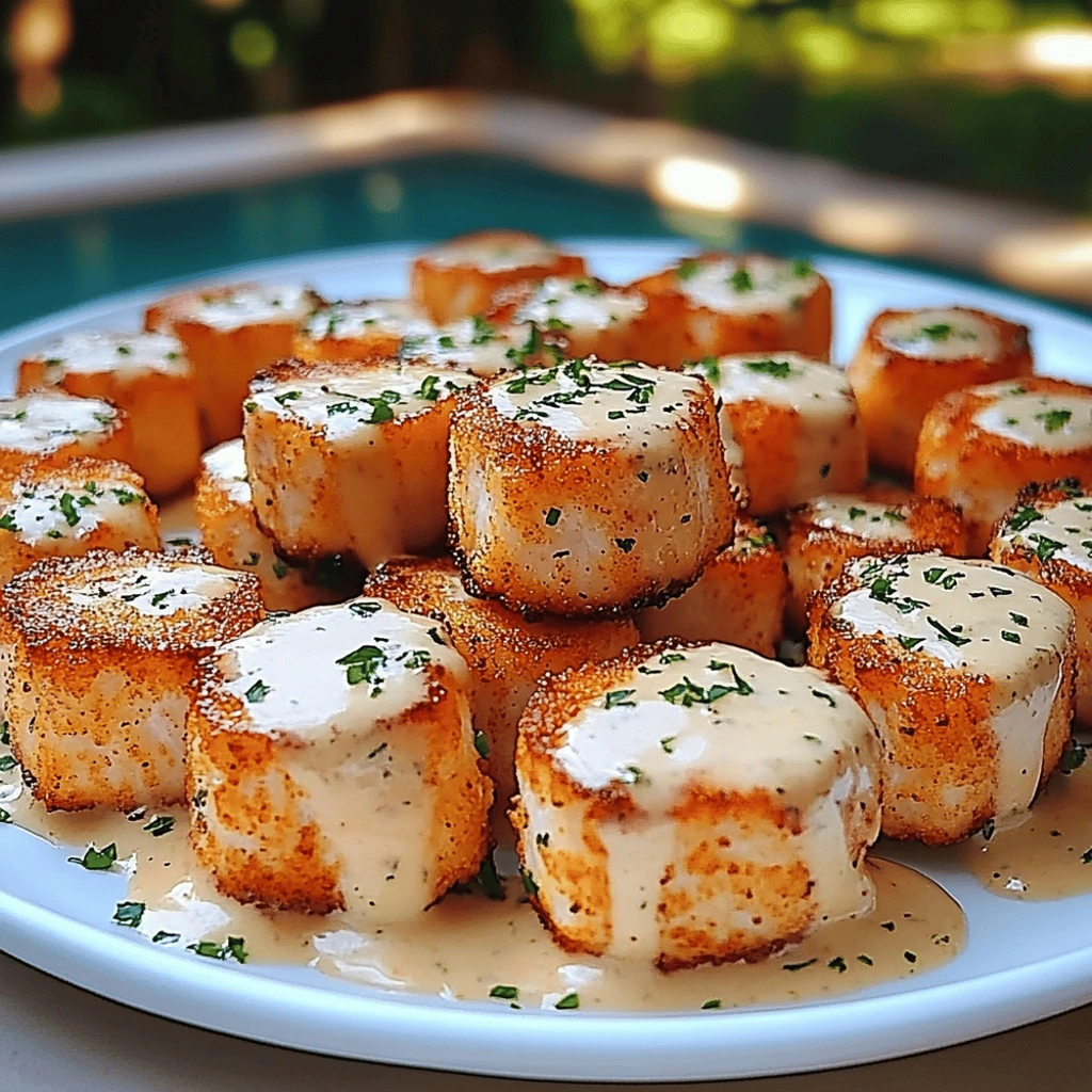 Crispy Bang Bang Salmon Bites