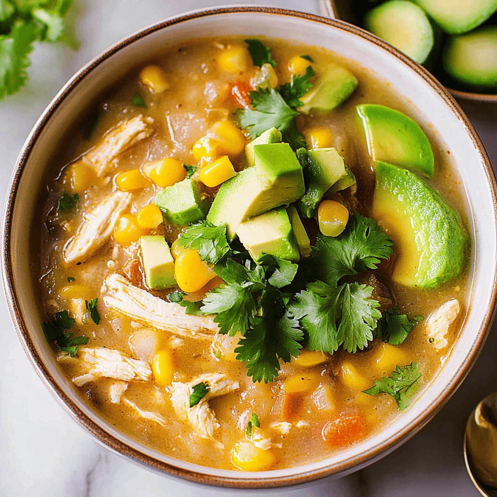 Healthy White Chicken Chili
