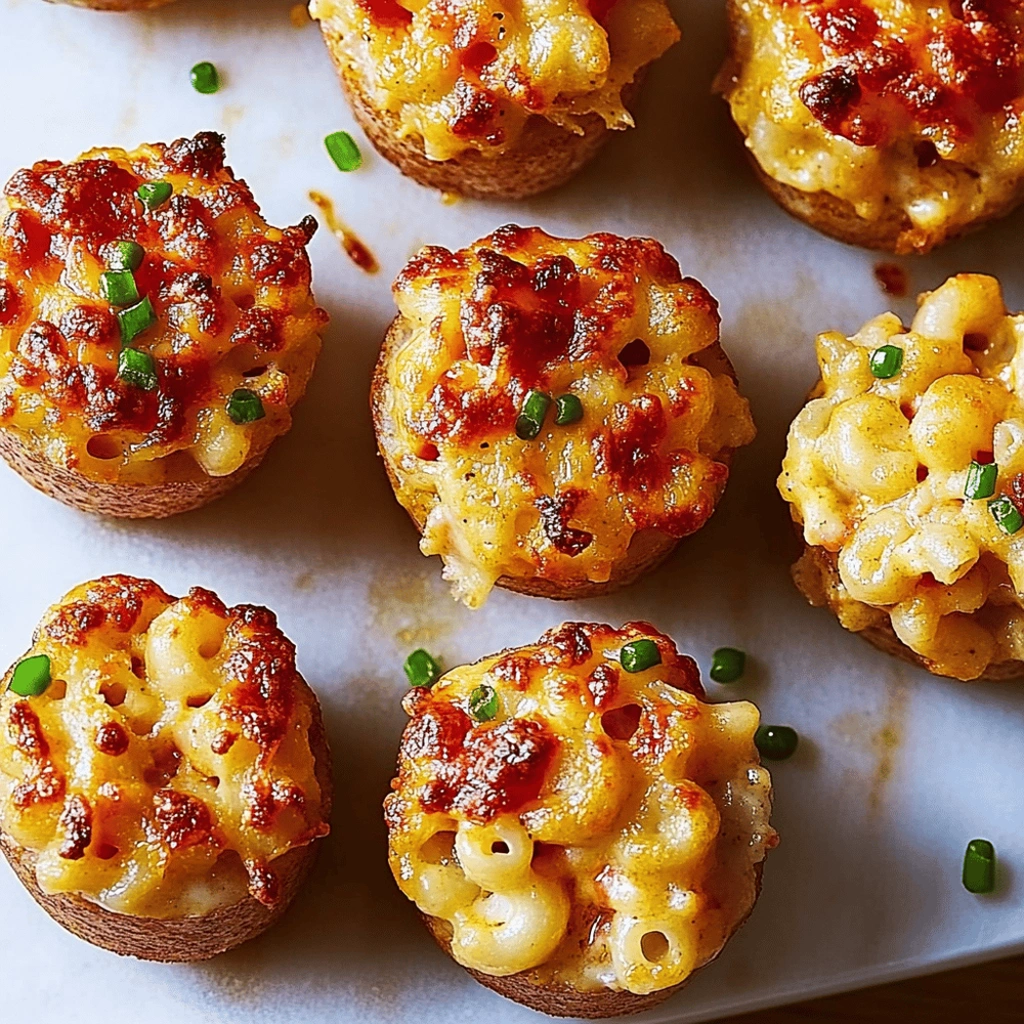 Mac and Cheese Pizza Bites