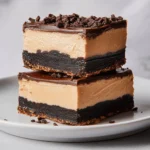 No-Bake Buckeye Cheesecake Bars