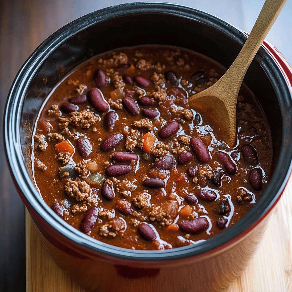 Slow-Cooker Beef Chili