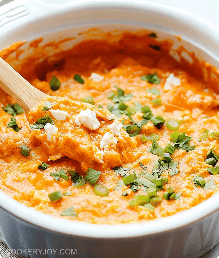 Crockpot Buffalo Chicken Dip