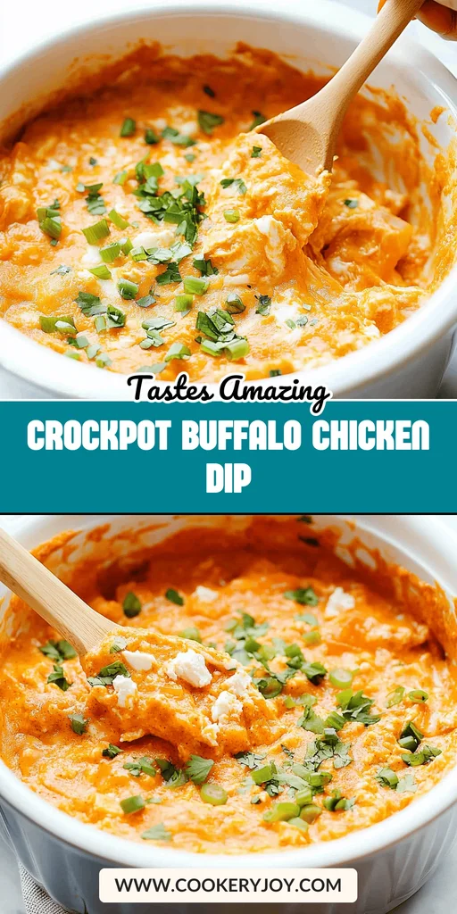 Crockpot Buffalo Chicken Dip