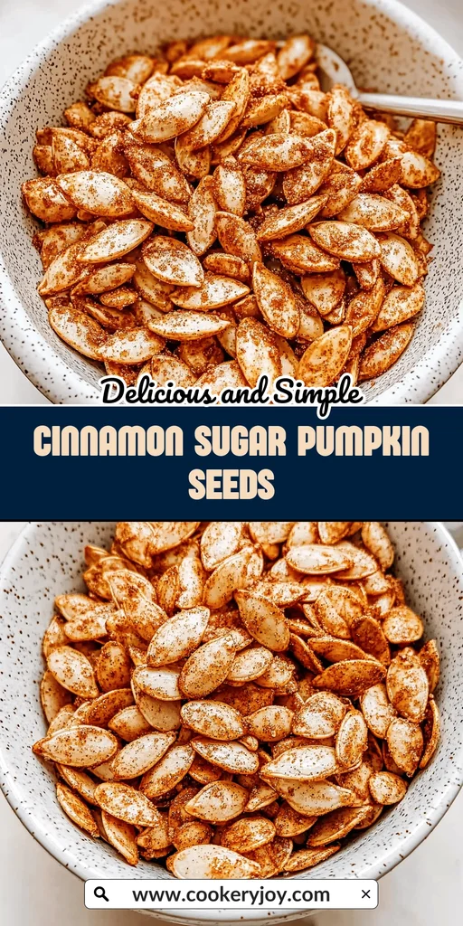 Cinnamon Sugar Pumpkin Seeds