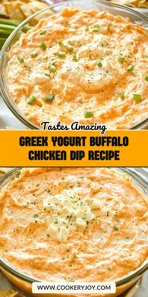 Greek Yogurt Buffalo Chicken Dip Recipe