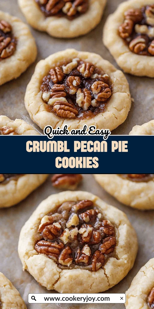 Crumbl Pecan Pie Cookies