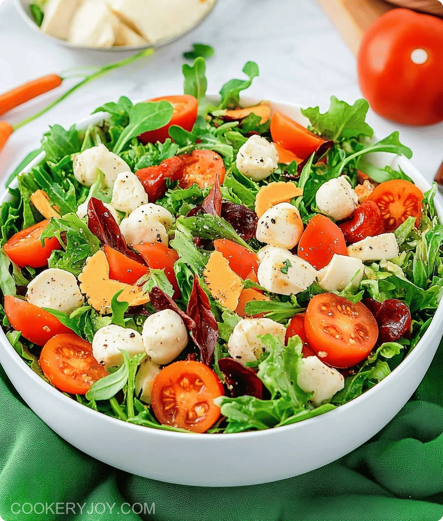 Halloween Salad with Mixed Greens