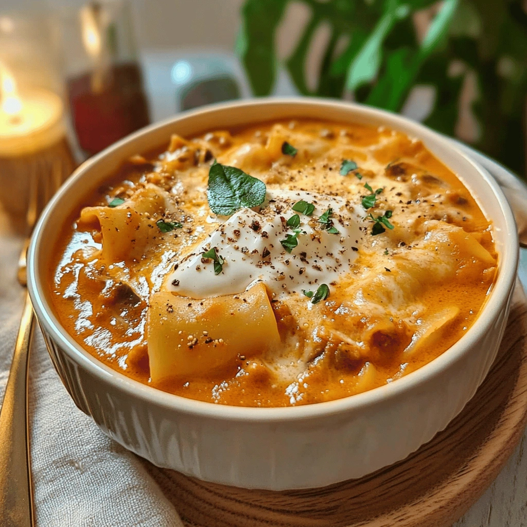 Creamy Lasagna Soup