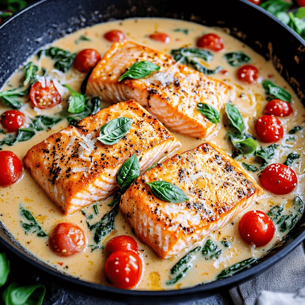 Creamy Tuscan Salmon