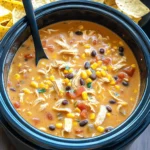Crockpot Chicken Tortilla Soup