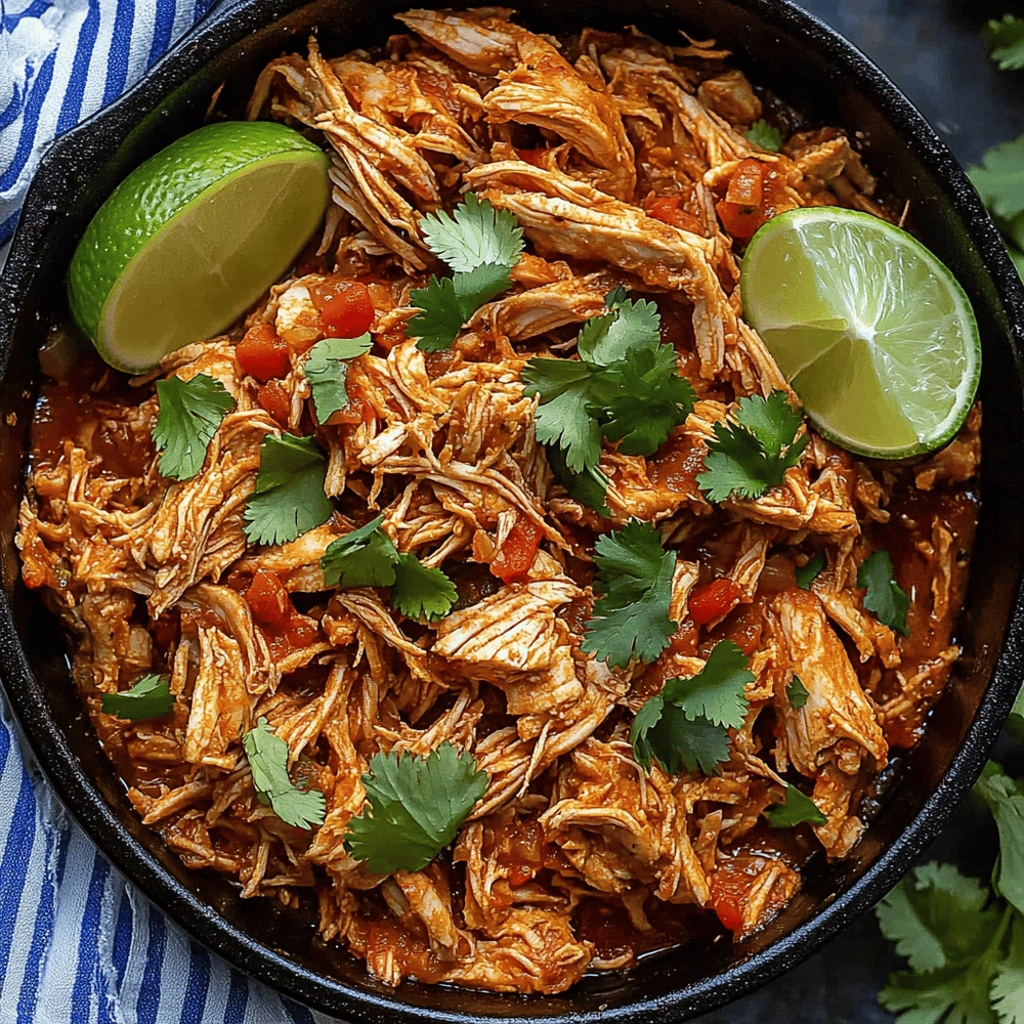 Crockpot Mexican Shredded Chicken