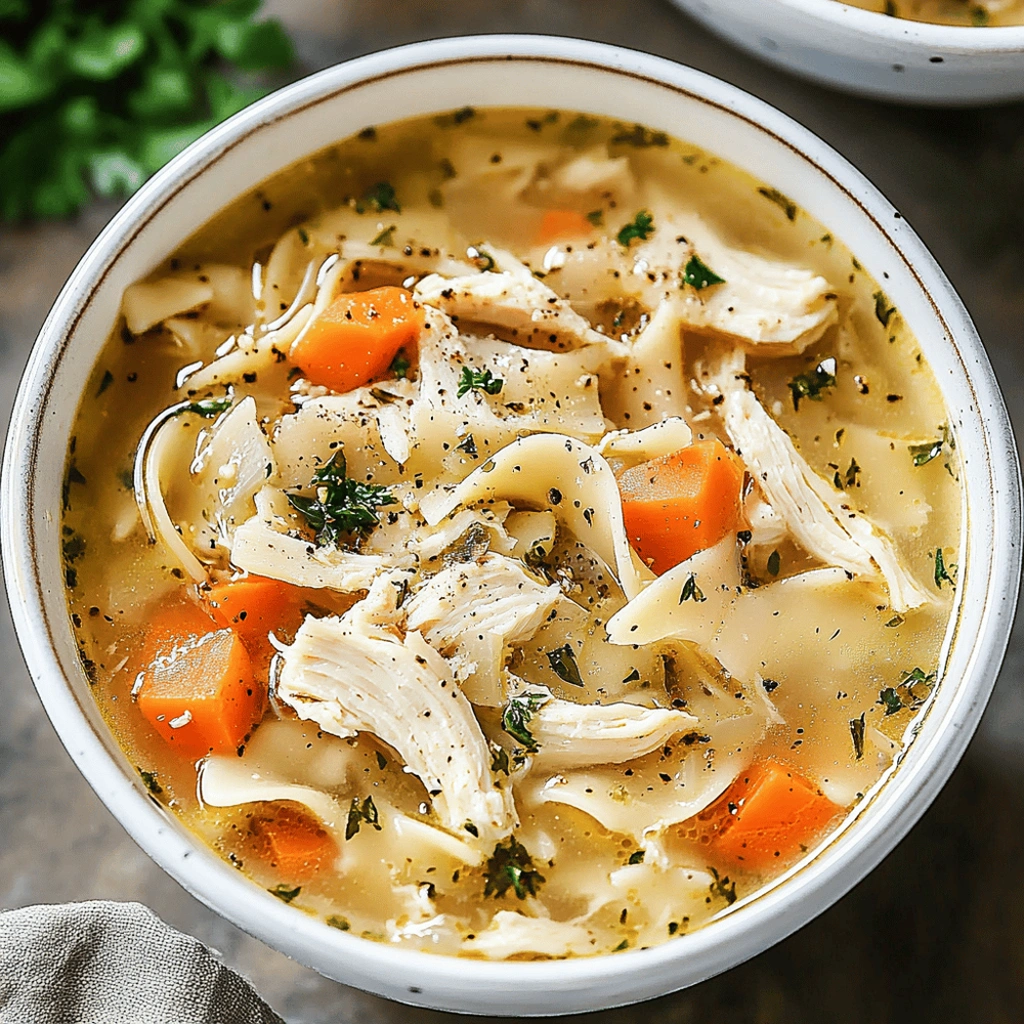 Instant Pot Chicken Noodle Soup