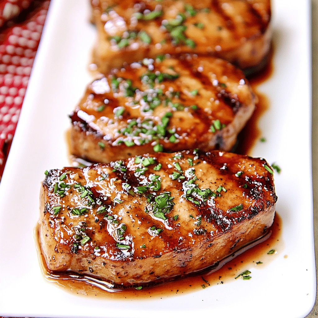 Maple Glazed Pork Chops