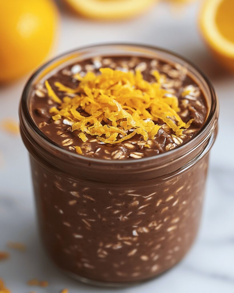 Chocolate Orange Overnight Oats