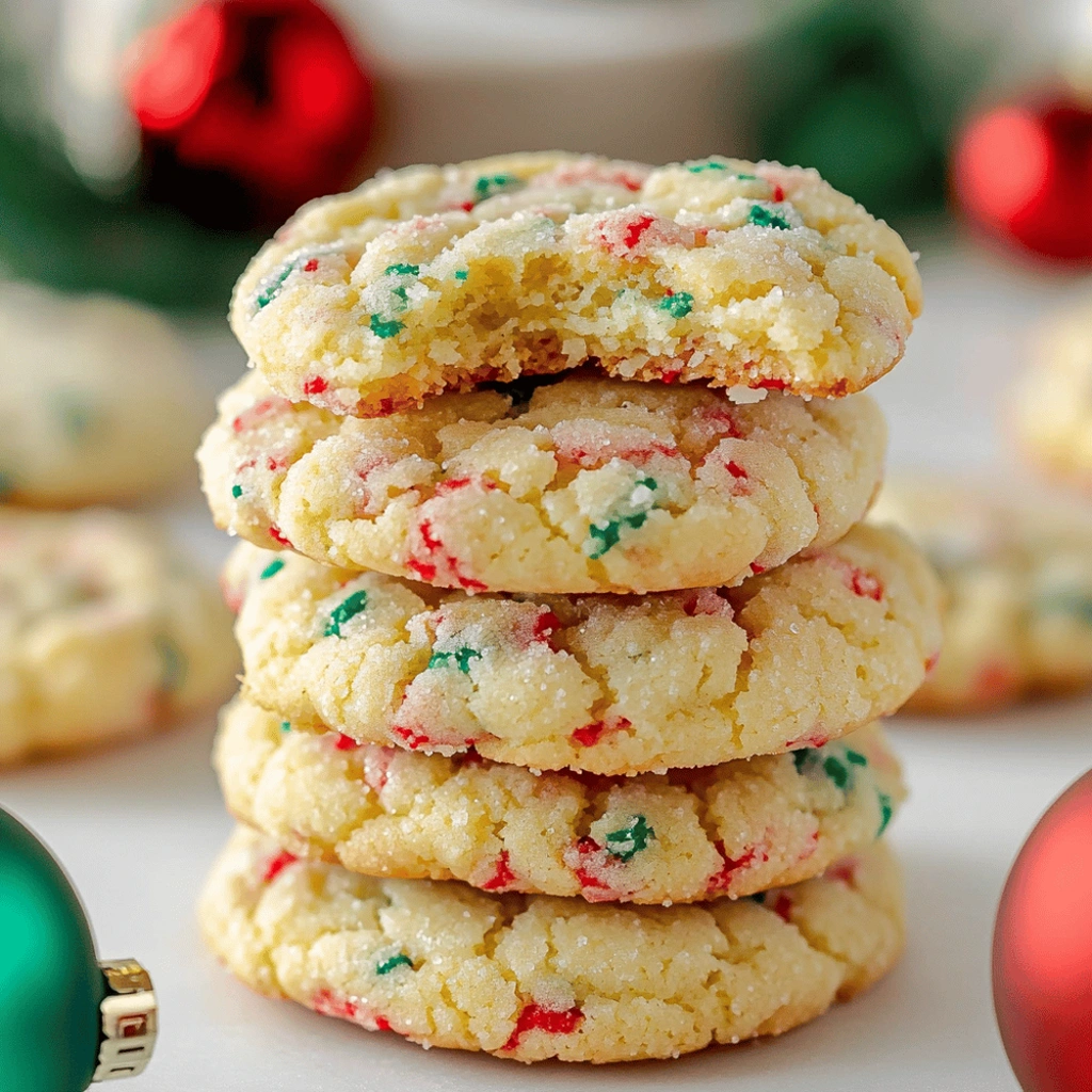Christmas Ooey Gooey Butter Cookies