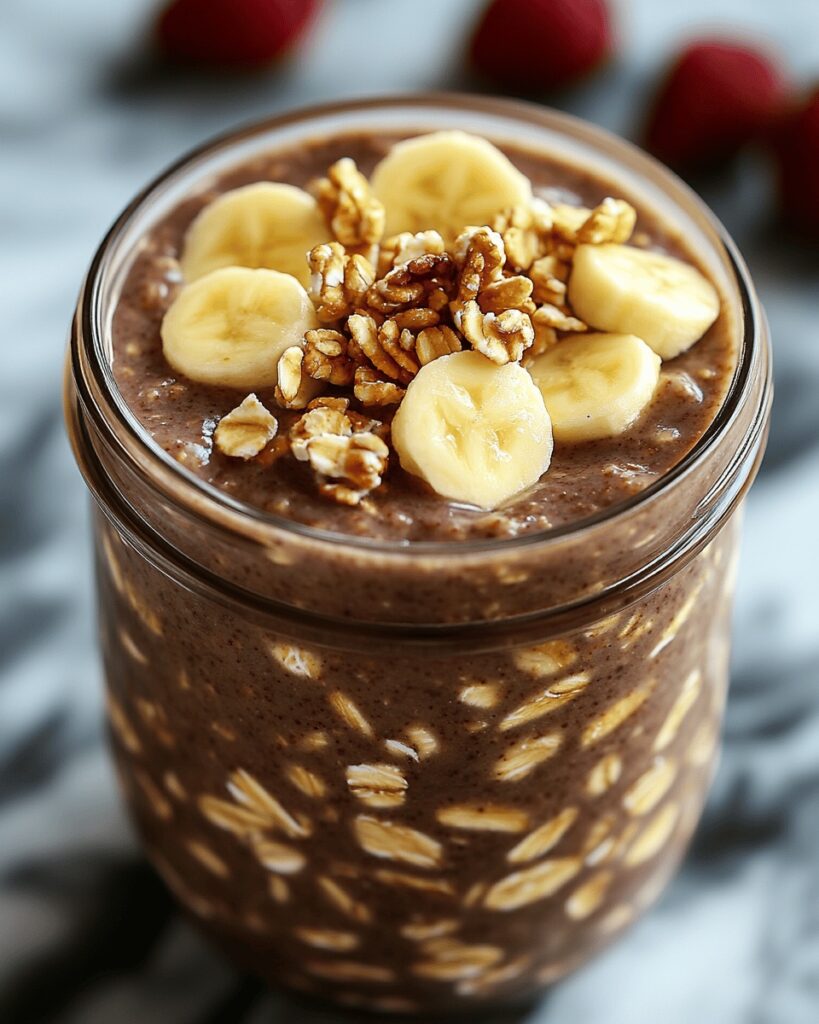 Chunky Monkey Overnight Oats
