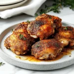 Crispy Baked Chicken Thighs