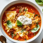 Easy Lasagna Soup Recipe