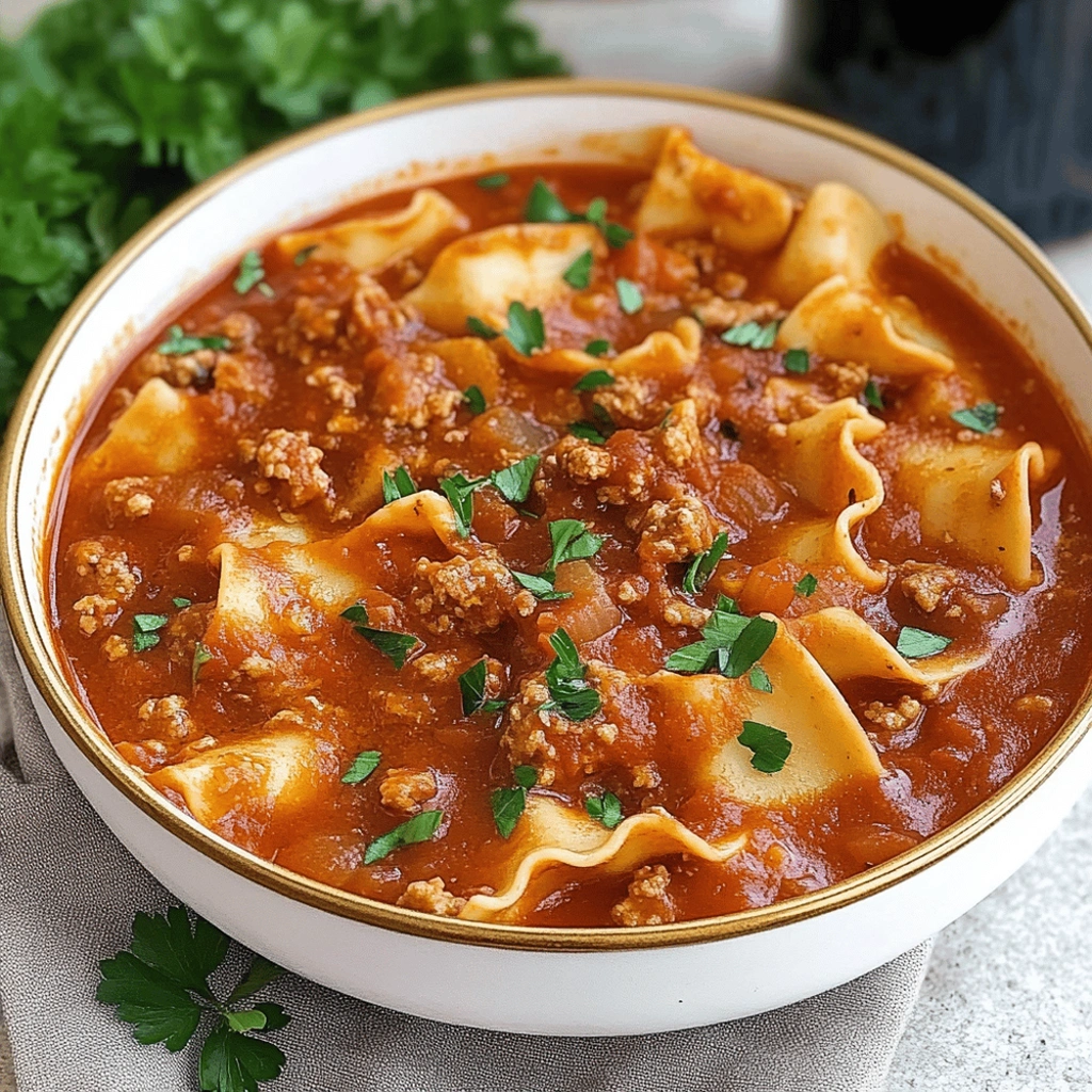Instant Pot Easy Lasagna Soup